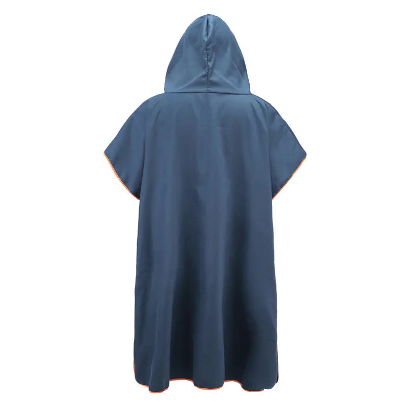Adult Beach Towel Poncho Hooded Quick-Dry Swim Robe
