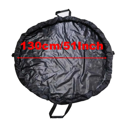 Waterproof Swimming Wetsuit Change Mat - Ultimate Carry Bag With Handle and Shoulder Straps for Surfing, Swimming and Recovery Rotations