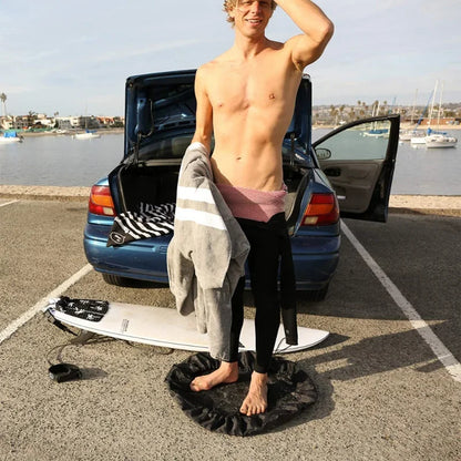 Wetsuit Storage Bag Beach Wetsuit Changing Mat for Surfers Diving Waterproof Dry Bag Swim Carry Pack Pouch Drawstring Bag